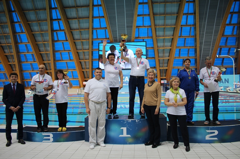 В Казани завершился финал республиканских соревнований по плаванию среди граждан третьего возраста