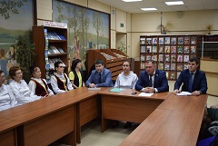 Встреча пенсионеров Менделеевска с главой
