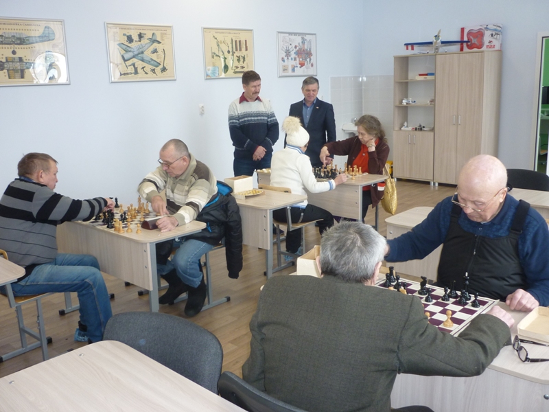 Шахматный турнир среди пенсионеров