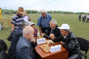 Пенсионеры Дрожжановского района собрались на фестиваль песни и спорта