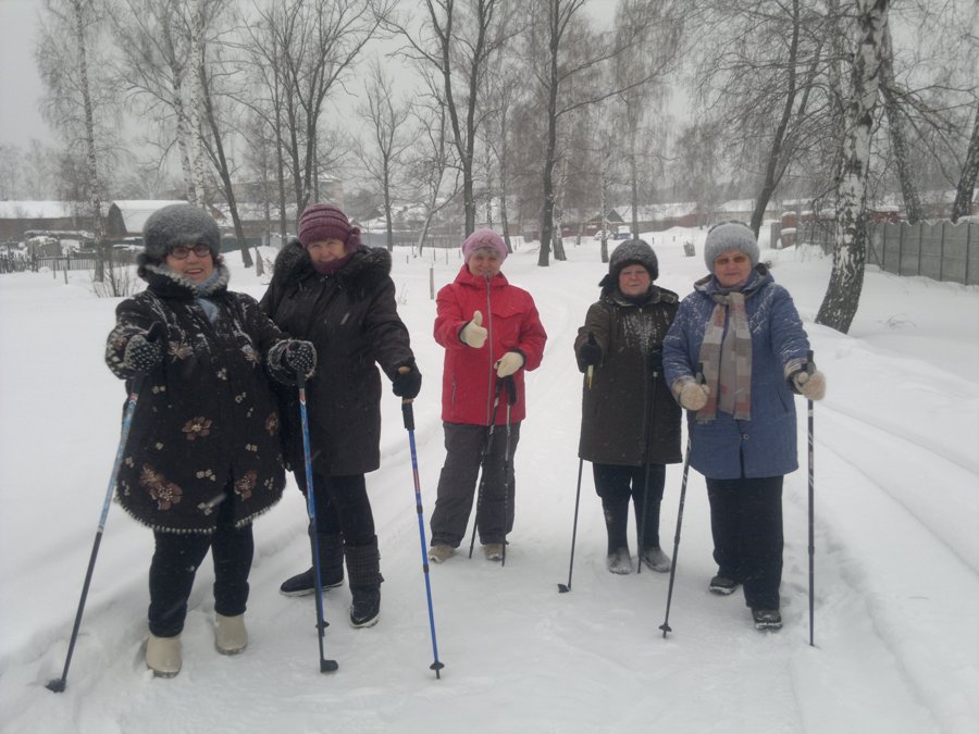Клуб любителей скандинавской ходьбы в Спасском районе