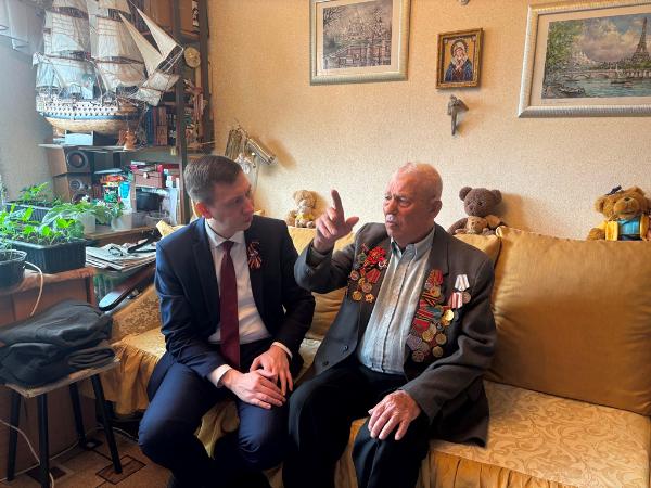 Поздравление ветерана ВОВ