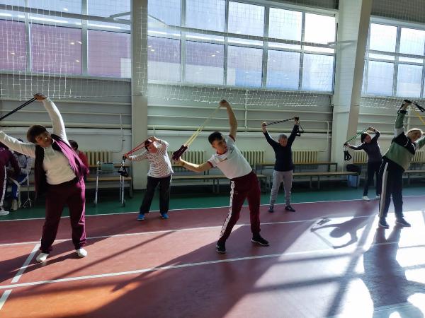 В Бавлах ученики «Университета третьего возраста» приняли участие в спортивном мероприятии