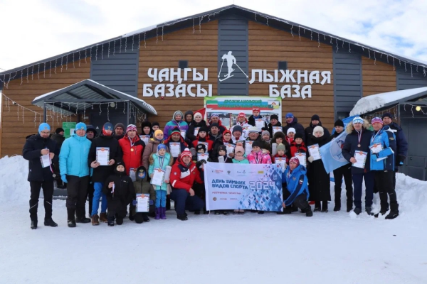 Участие в лыжне