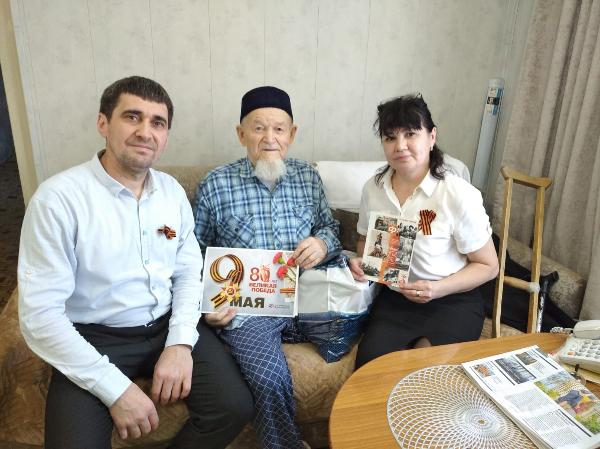 Поздравление участников ВОВ в Нурлате