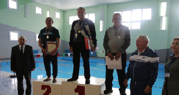 Соревнования по плаванию среди граждан пенсионного возраста