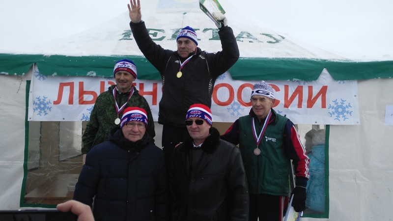 Пенсионеры Высокогорского района РТ приняли участие в «Лыжне России»