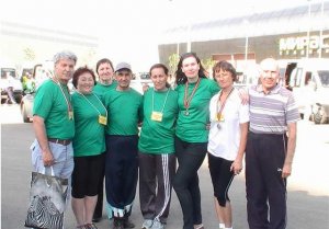 Лениногорская команда на Спартакиаде «Третий возраст»