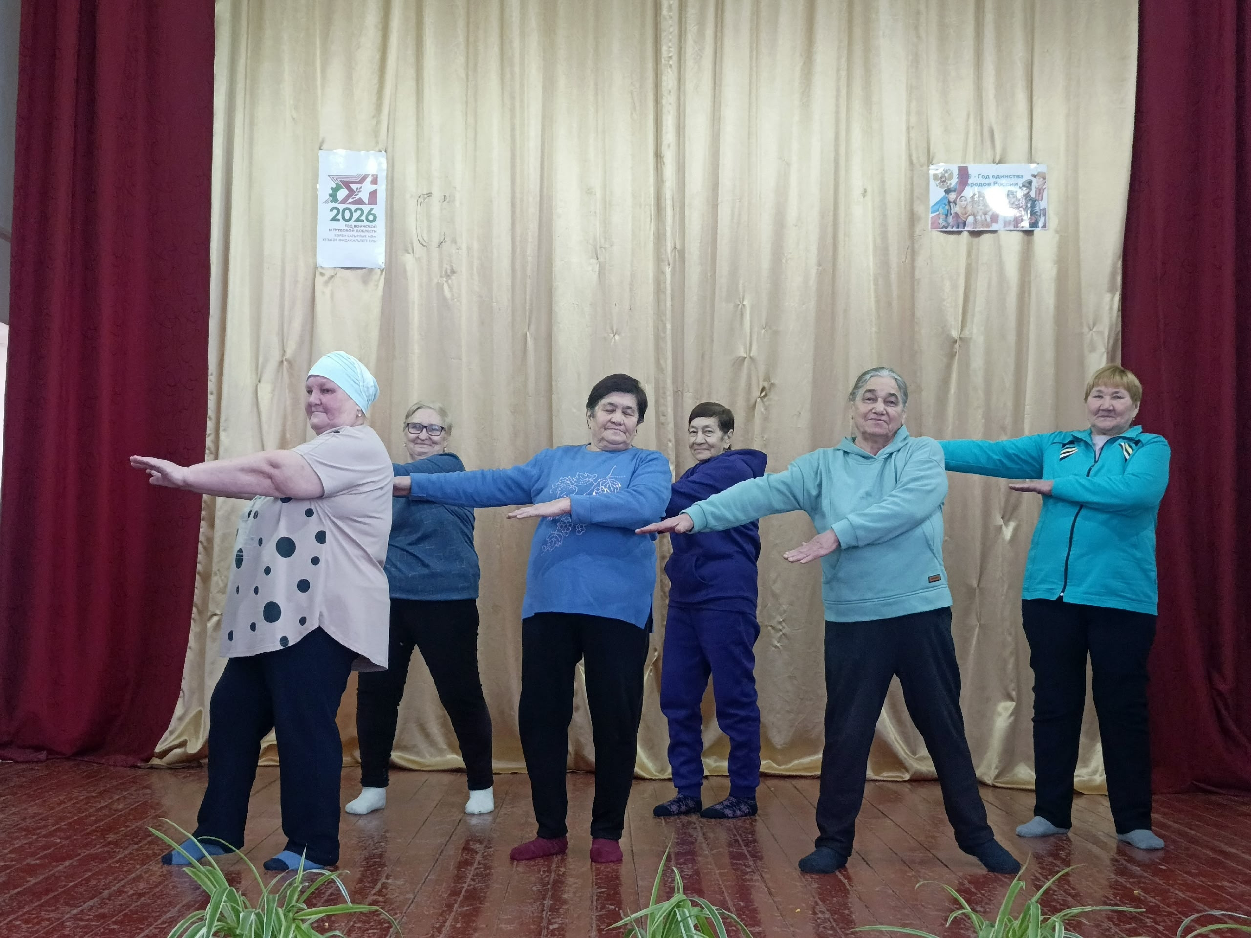 Линейные танцы в Шаминском СДК и в Нижнетиганском СДК