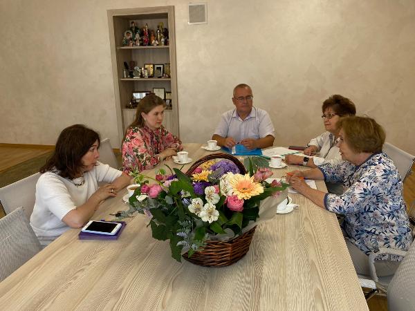 Встреча председателя  регионального отделения Союза пенсионеров России по РТ с ректором  Казанского государственного института культуры 