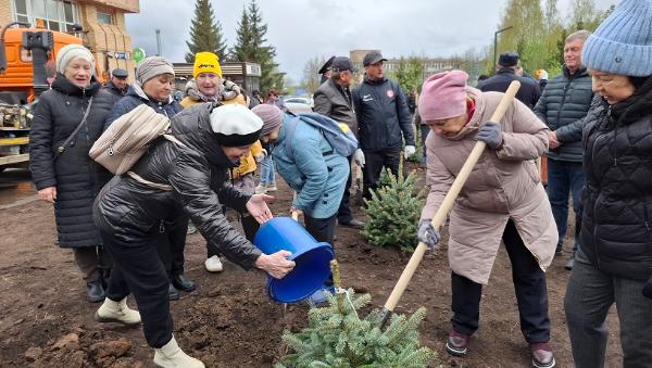 Акция «Сад памяти» в Менделеевске