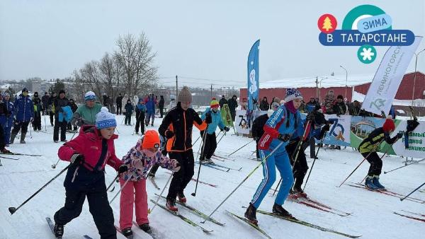 Участие в Новогодней лыжне