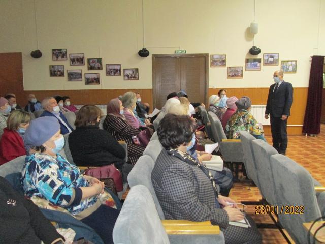 Встреча с населением по вопросам пенсионного законодательства в 2022 году