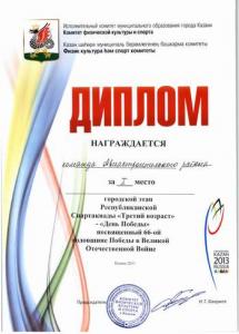 Спортивные победы, посвященные Дню Победы