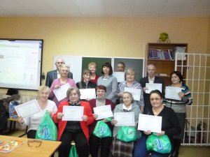 Лаишевские пенсионеры закончили компьютерные курсы