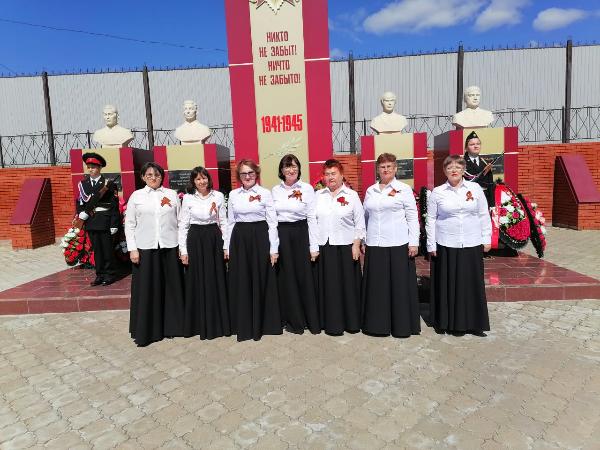 Участие членов местного отделения СПР Тюлячинского района на концерте, посвященном 78-годовщине  Победы в Великой Отечественной войне