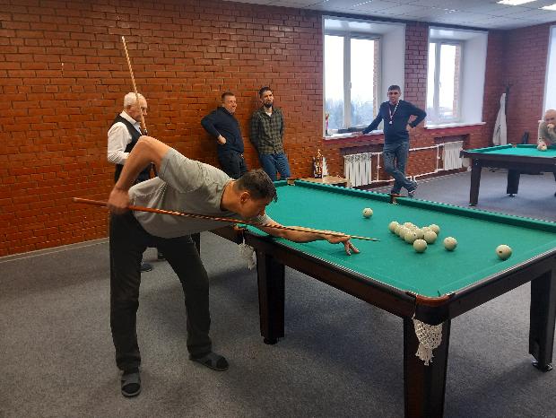 Бильярдные баталии ветеранов Черемшана