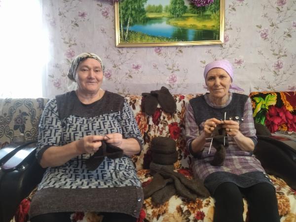 Шерстяные носки для участников СВО от Союза пенсионеров