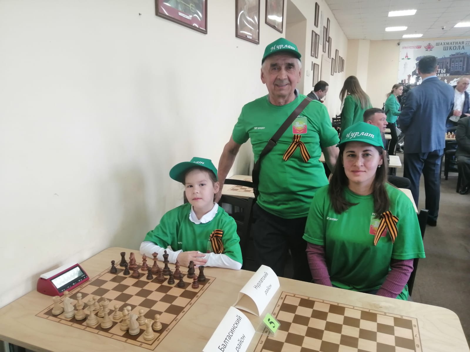 Участие в финальных соревнованиях  по шахматам "Связь поколений"