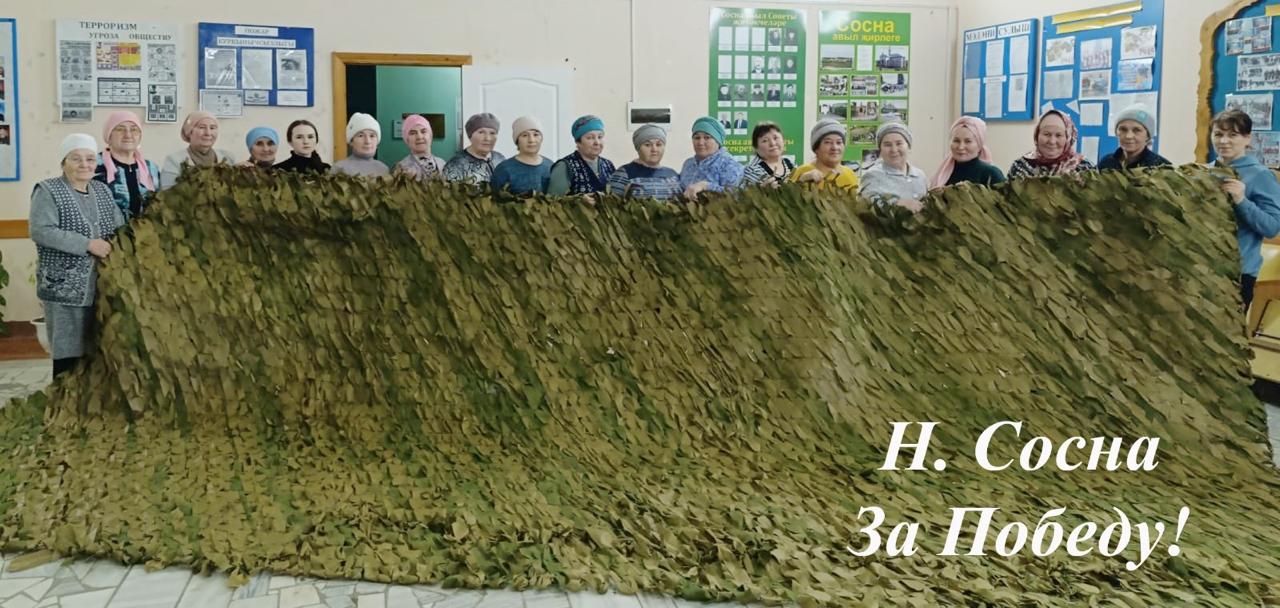 Помощь защитникам на СВО от пенсионеров Балтасинского района