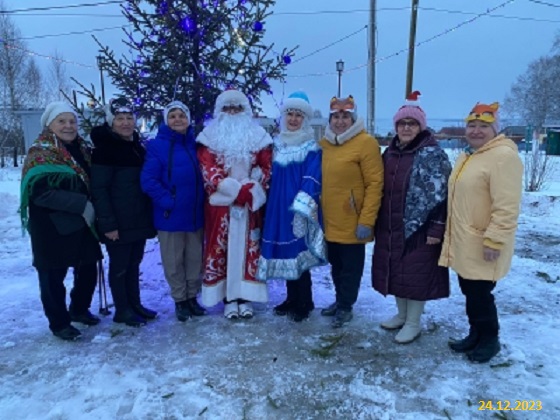Открытие новогодней елки в МО СПР Ижевки