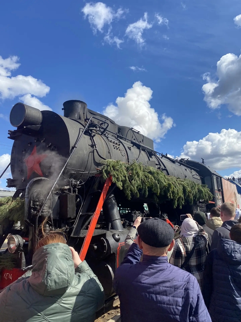 В Нурлате побывал "Паровоз Победы"