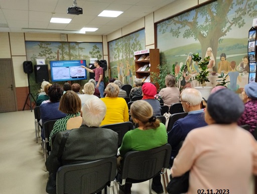 Пенсионерам об археологических находках родной земли