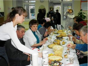 Праздничное чаепитие для пенсионеров