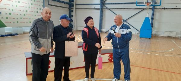 Спартакиада среди пенсионеров района