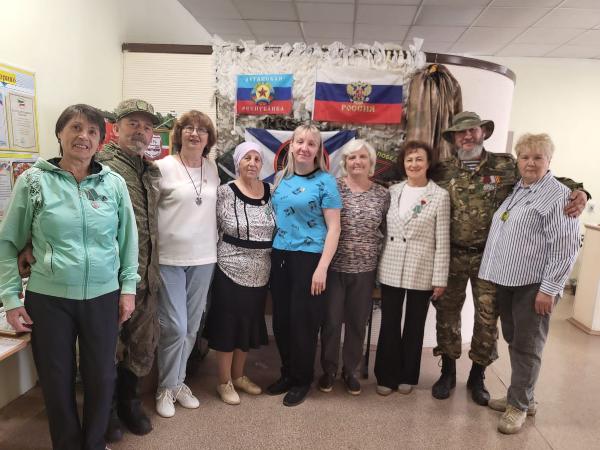 Волонтерскую группу Виктория пгт Актюба посетили бойцы с СВО Барс - 19