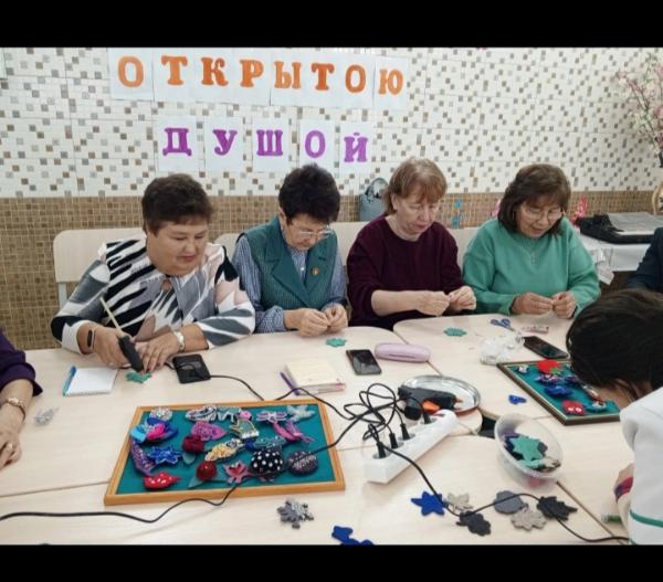 Мастер класс от волонтеров