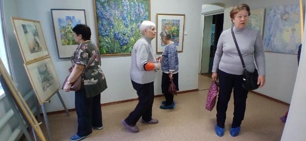 Посещение выставки картин художников Юго-Востока Татарстана