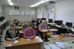 Старшее поколение осваивает компьютер